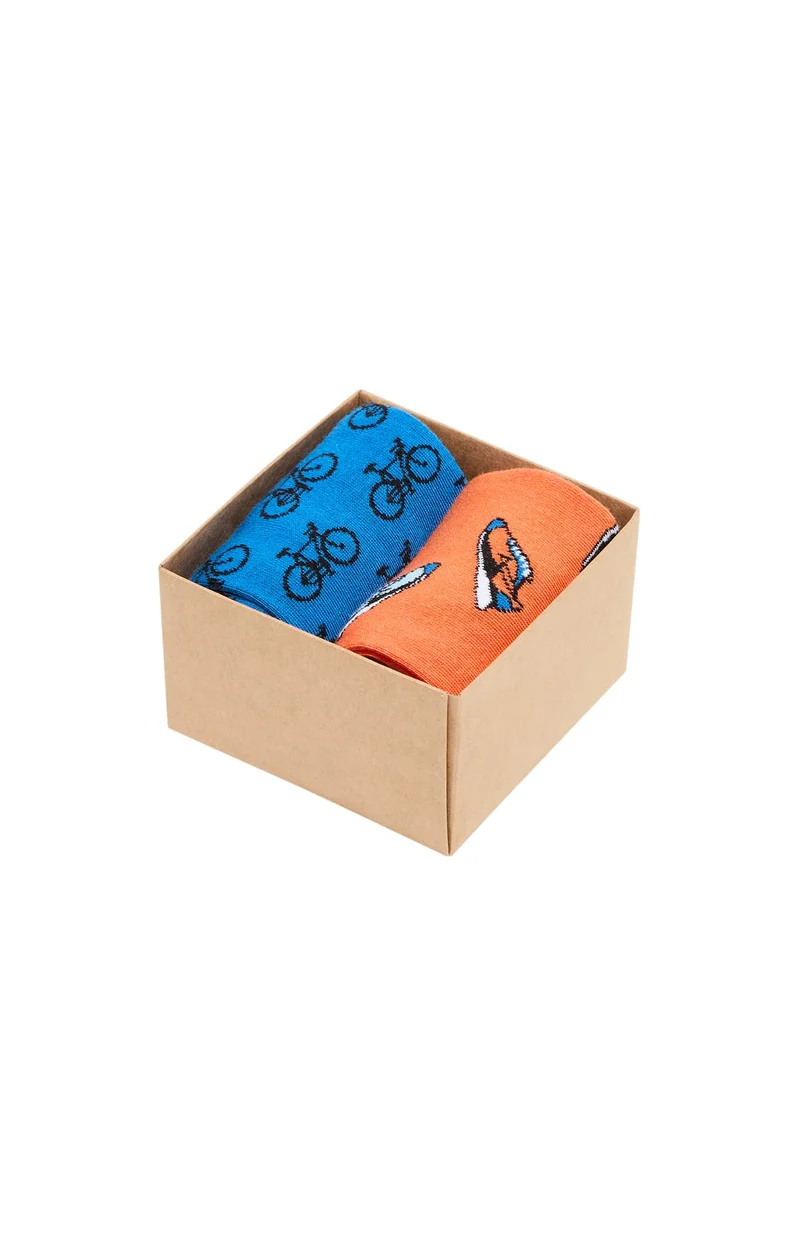 Pack 2 chaussettes en coton - Sport