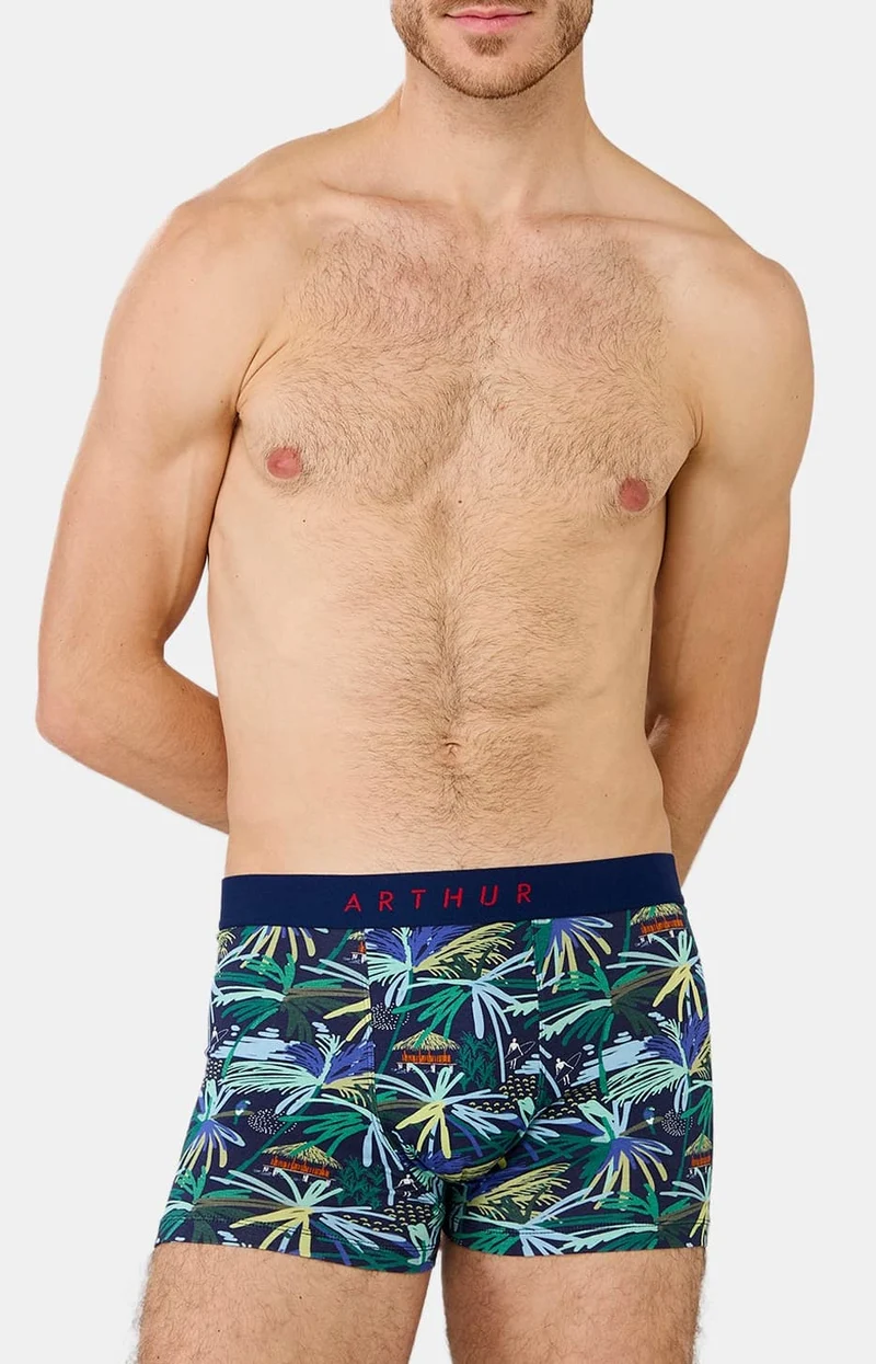 Boxer en jersey de coton - Tropical