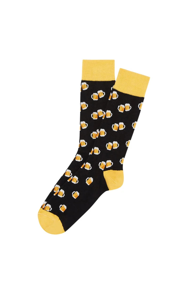 Chaussettes en coton - Bière