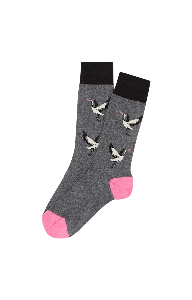 Chaussettes en coton - Birdie Gris