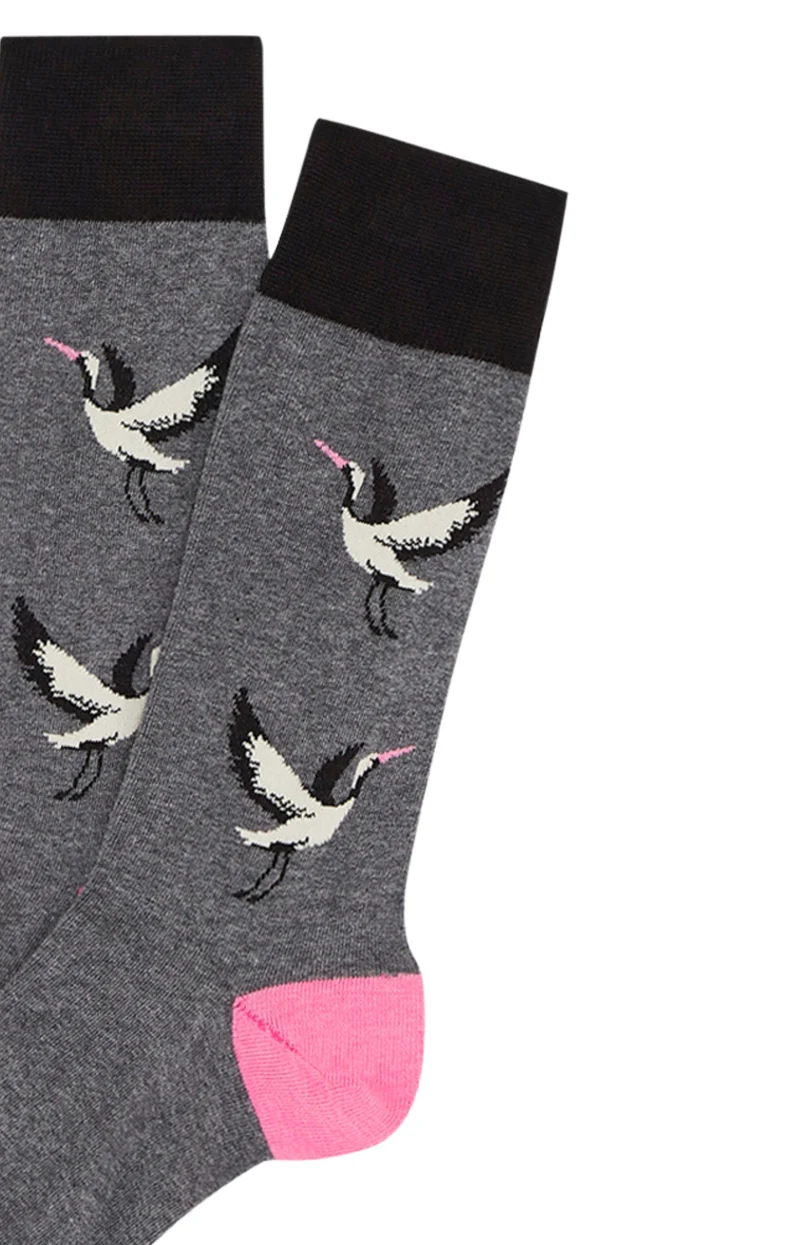 Chaussettes en coton - Birdie Gris