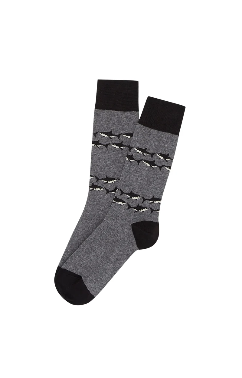Chaussettes en coton - Requin