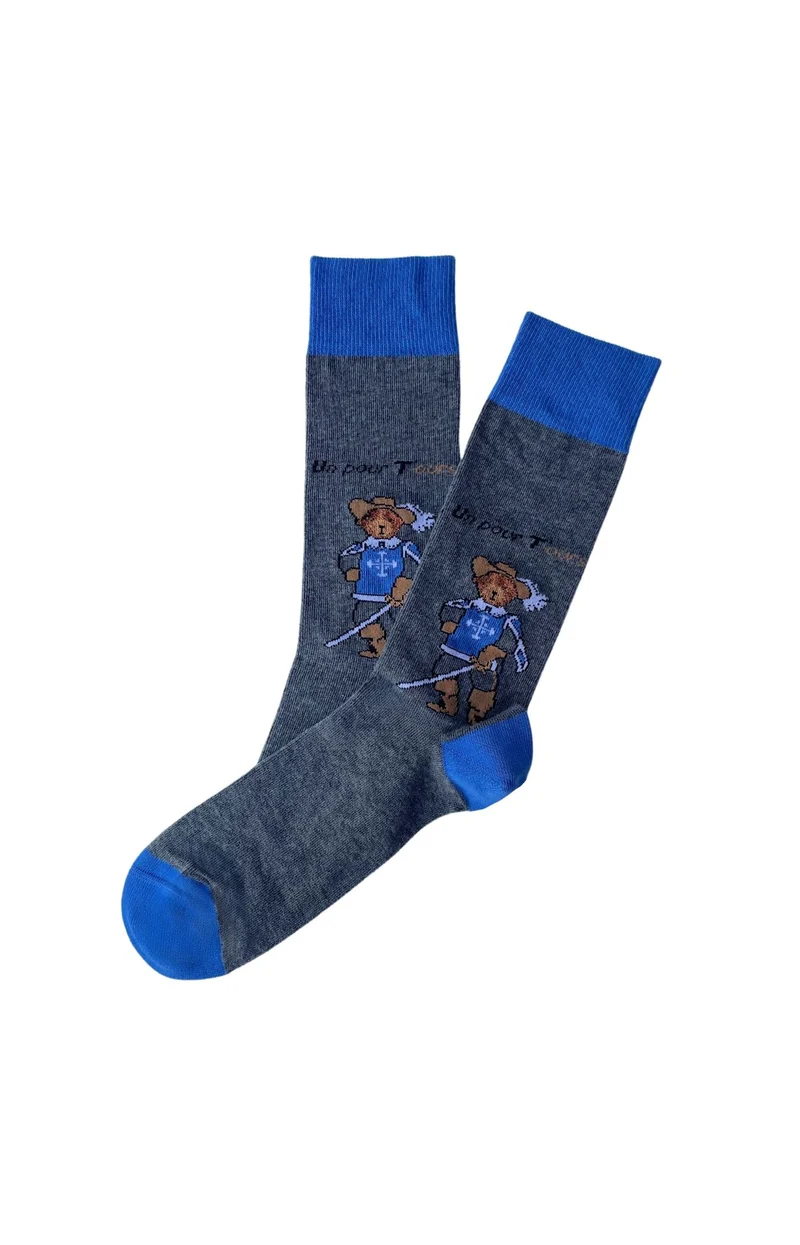 Chaussettes Mou(r)squetaires - Gris