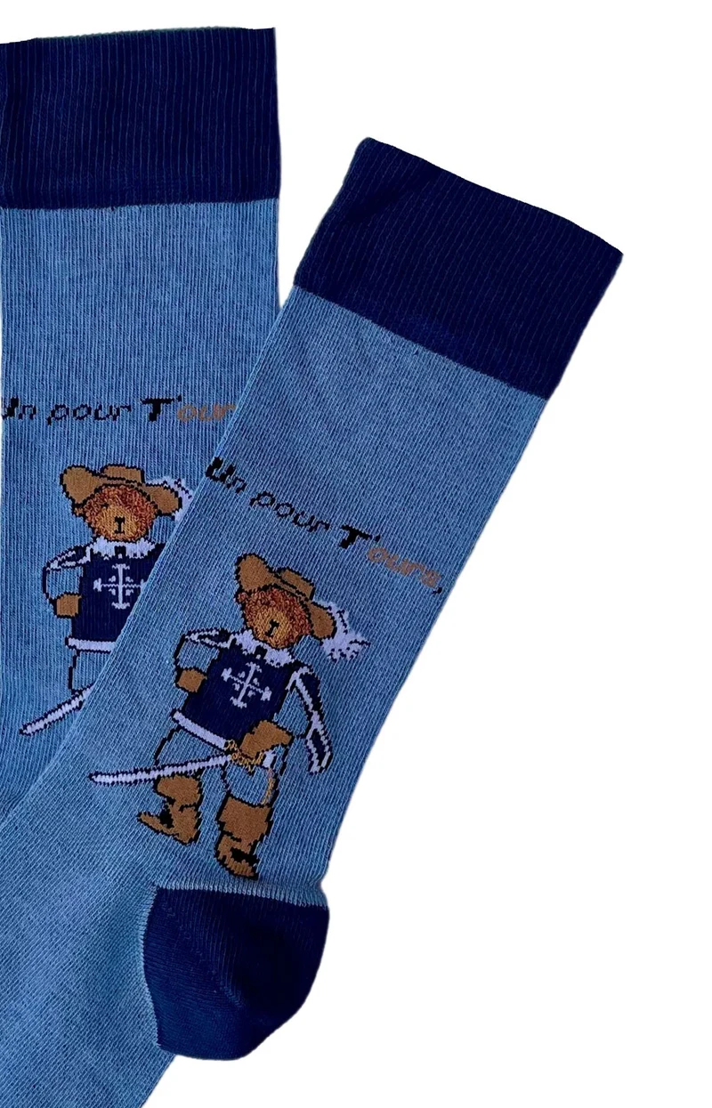 Chaussettes Mou(r)squetaires - Denim