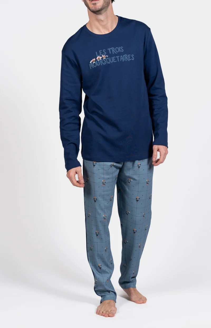 Pyjama en jersey de coton épais - Mou(r)squetaires