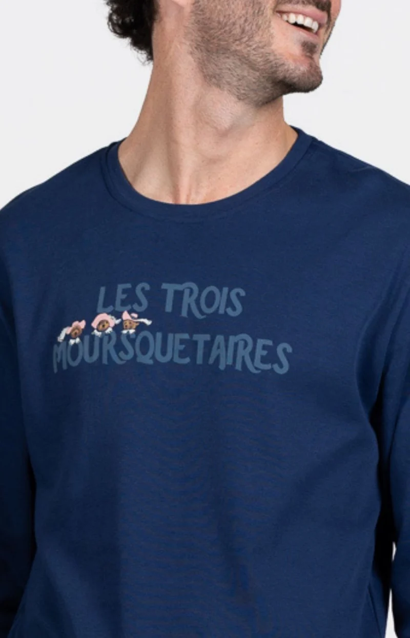 Pyjama en jersey de coton épais - Mou(r)squetaires