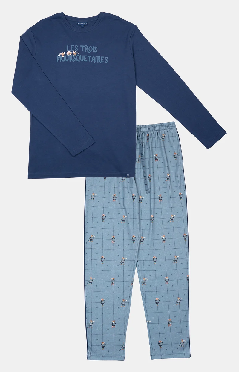 Pyjama en jersey de coton épais - Mou(r)squetaires