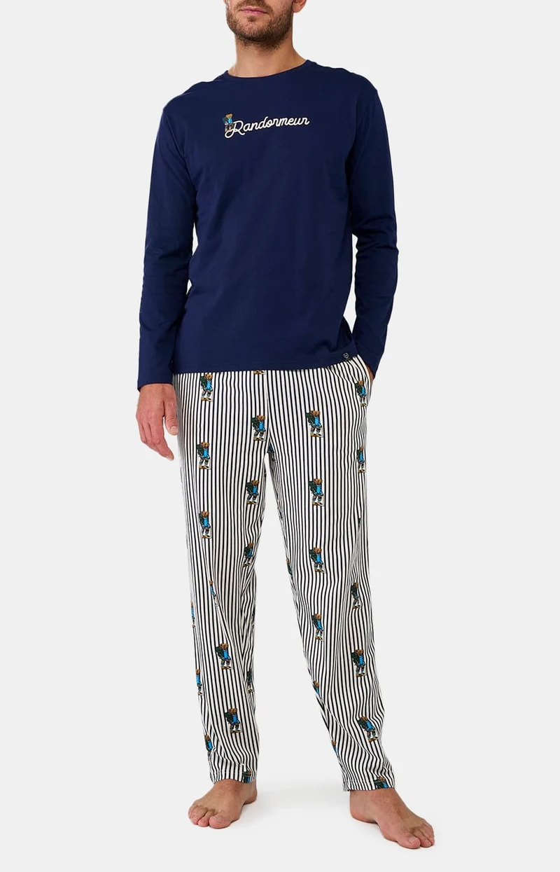 Pyjama en jersey de coton léger - Randormeur