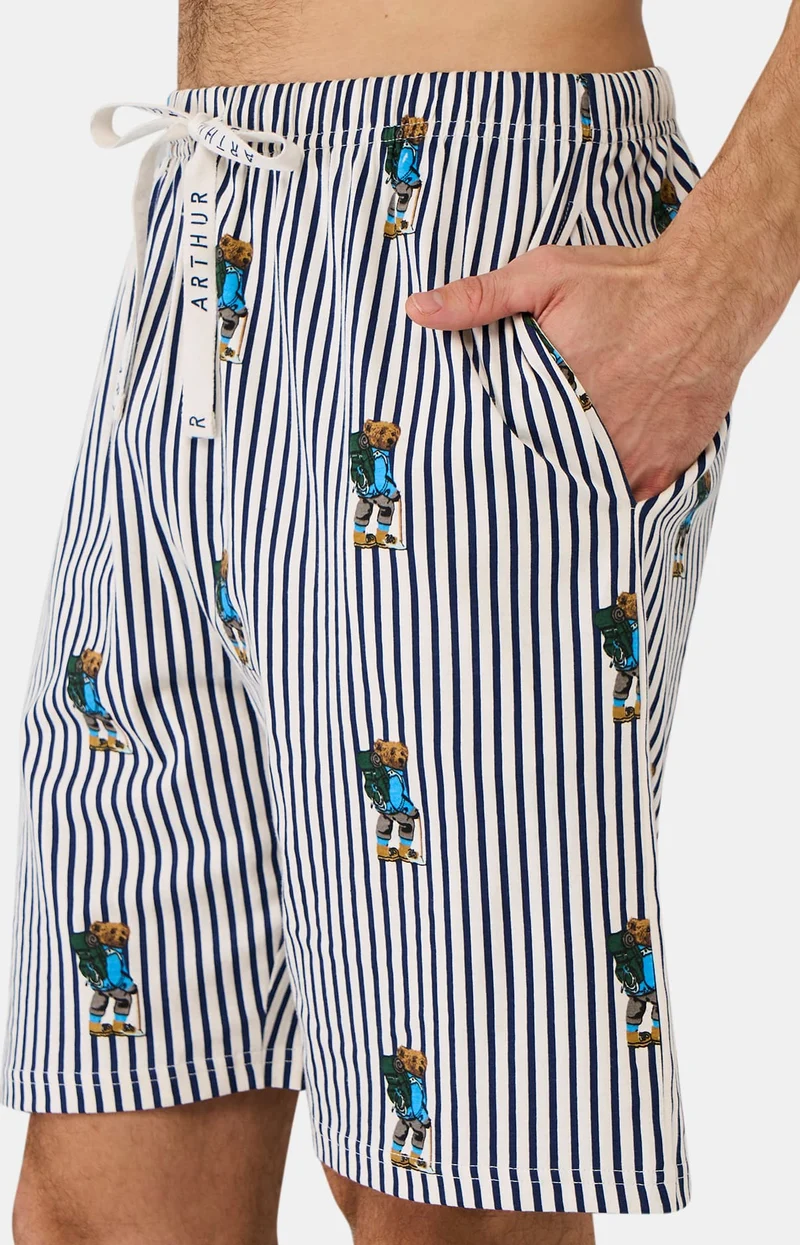 Pyjashort en jersey de coton léger - Randormeur