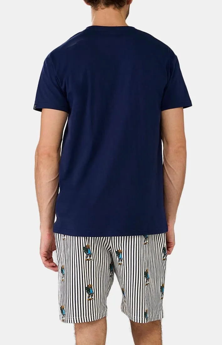 Pyjashort en jersey de coton léger - Randormeur