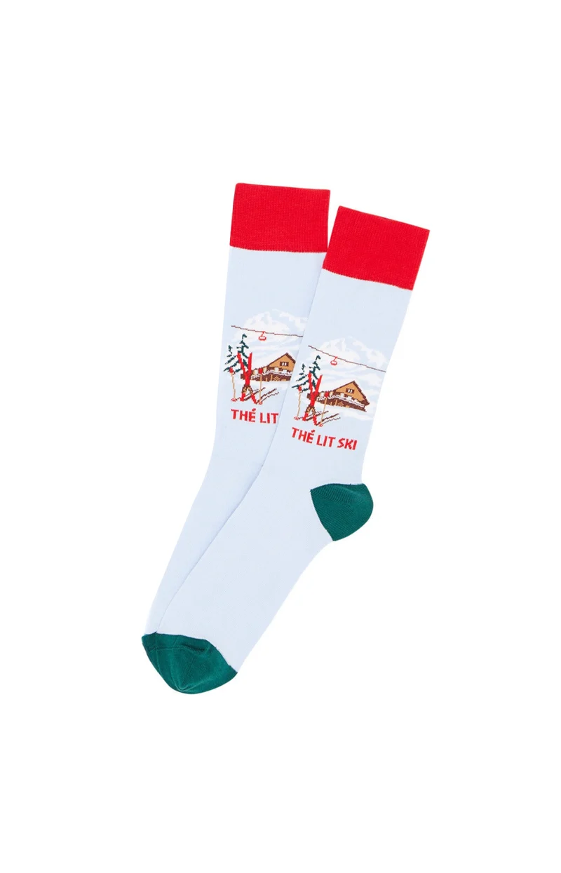 Chaussettes - Thé Lit Ski Ciel