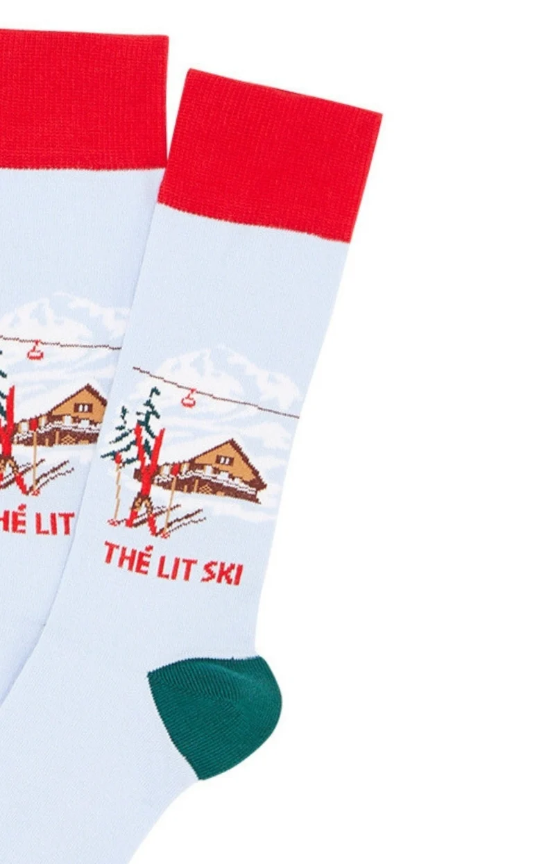 Chaussettes - Thé Lit Ski Ciel