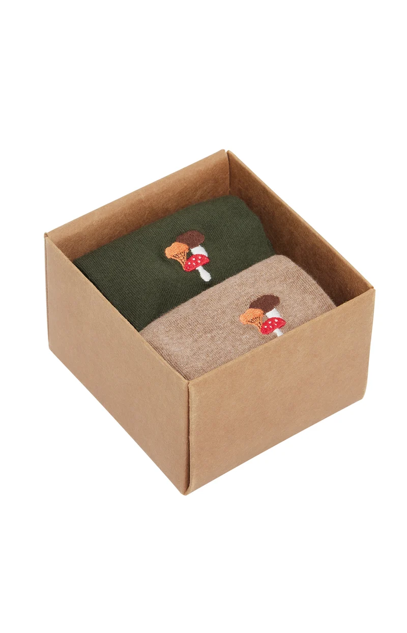 Pack 2 chaussettes - Mushroom