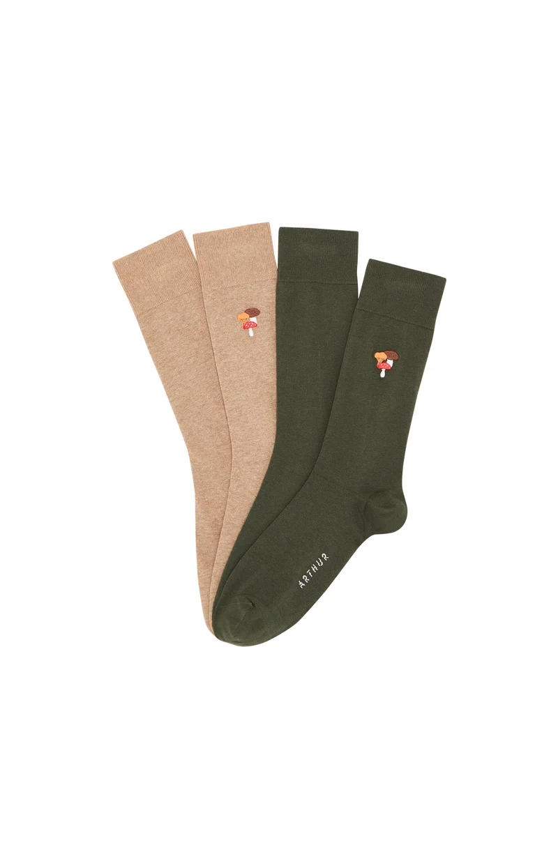 Pack 2 chaussettes - Mushroom