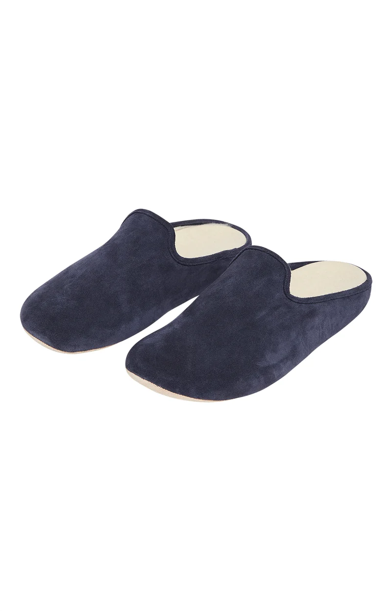 Mules - Cuir Velours