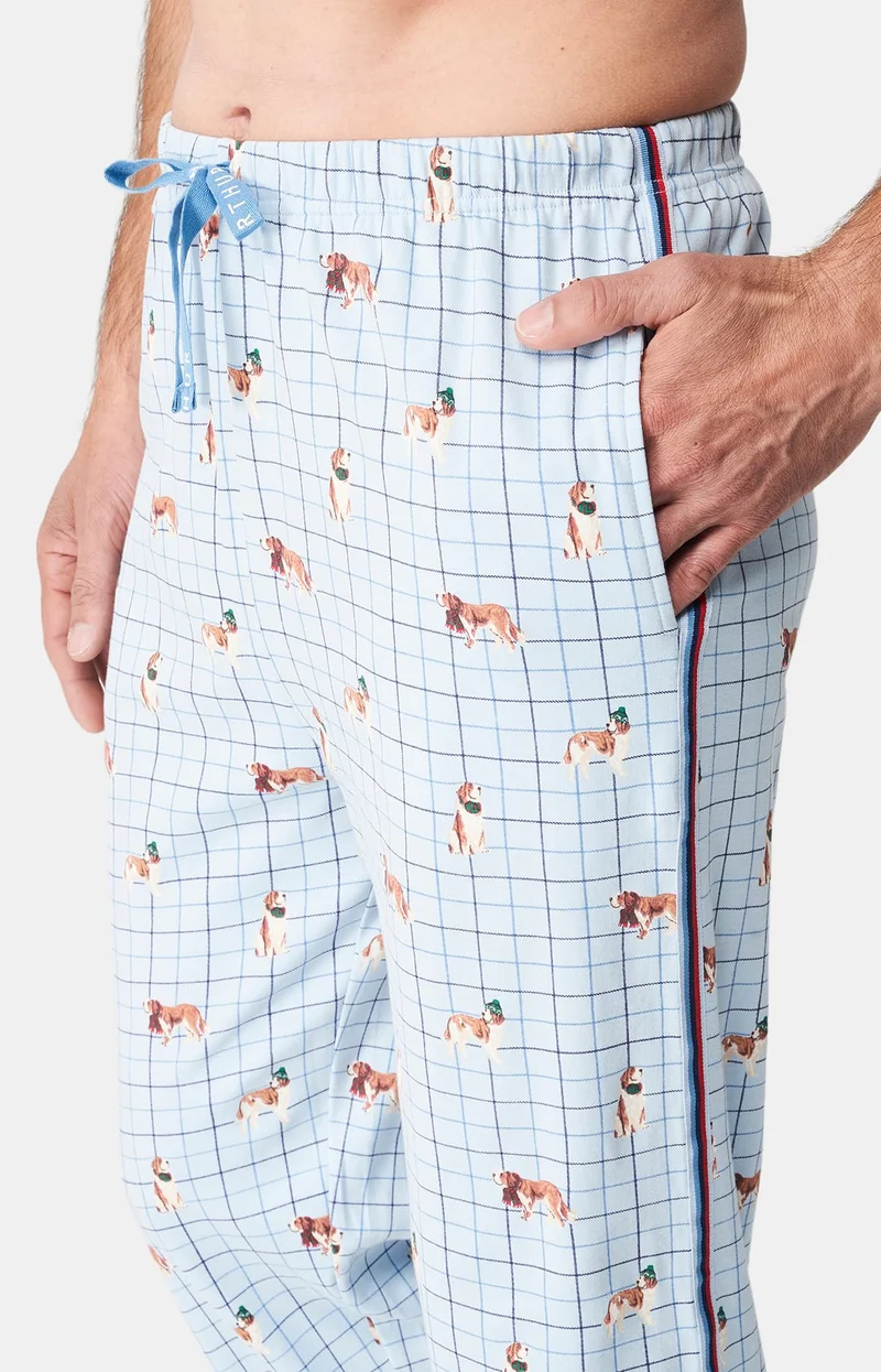 Pyjama boutonné en jersey de coton épais - Wouf