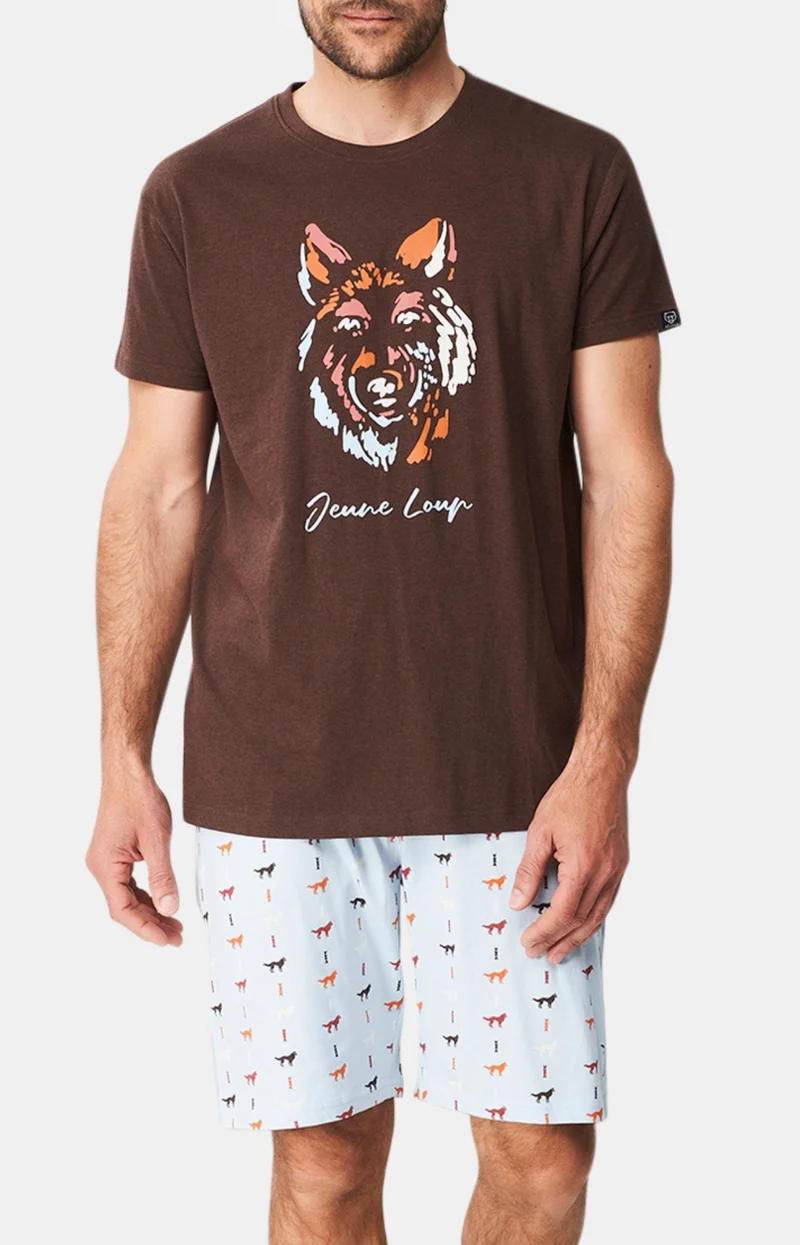 Pyjashort - Jeune loup