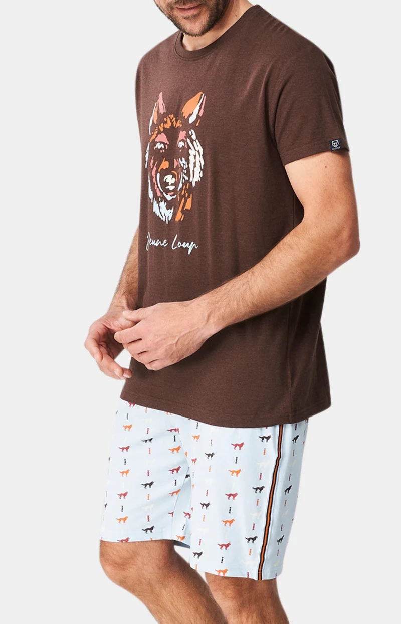 Pyjashort - Jeune loup