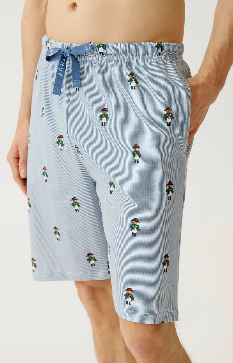 Pyjashort en jersey de coton léger - Napoléours