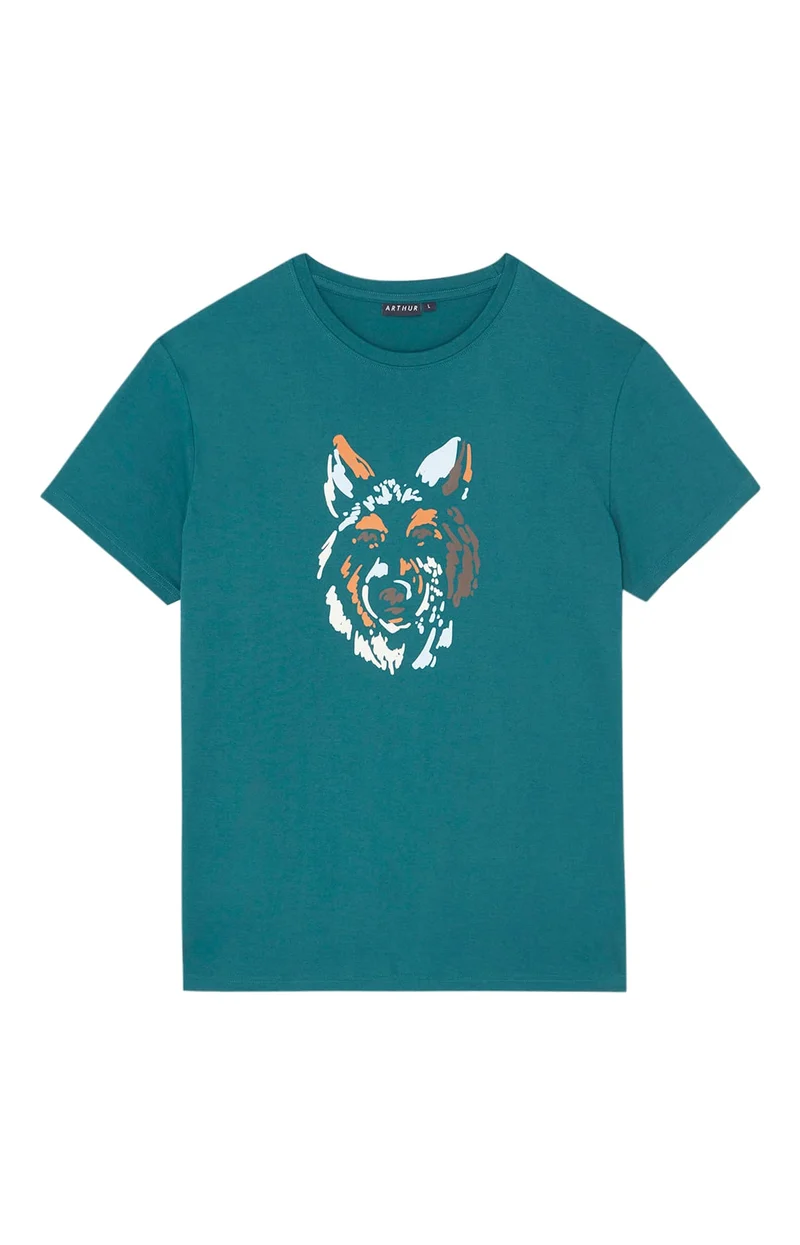Tee-shirt en jersey de coton léger - Jeune Loup