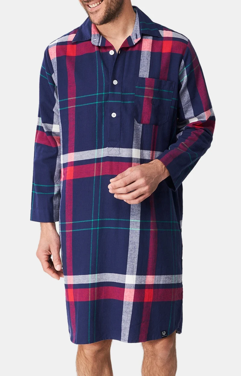 Chemise Grand-Père - Carreaux Hugo