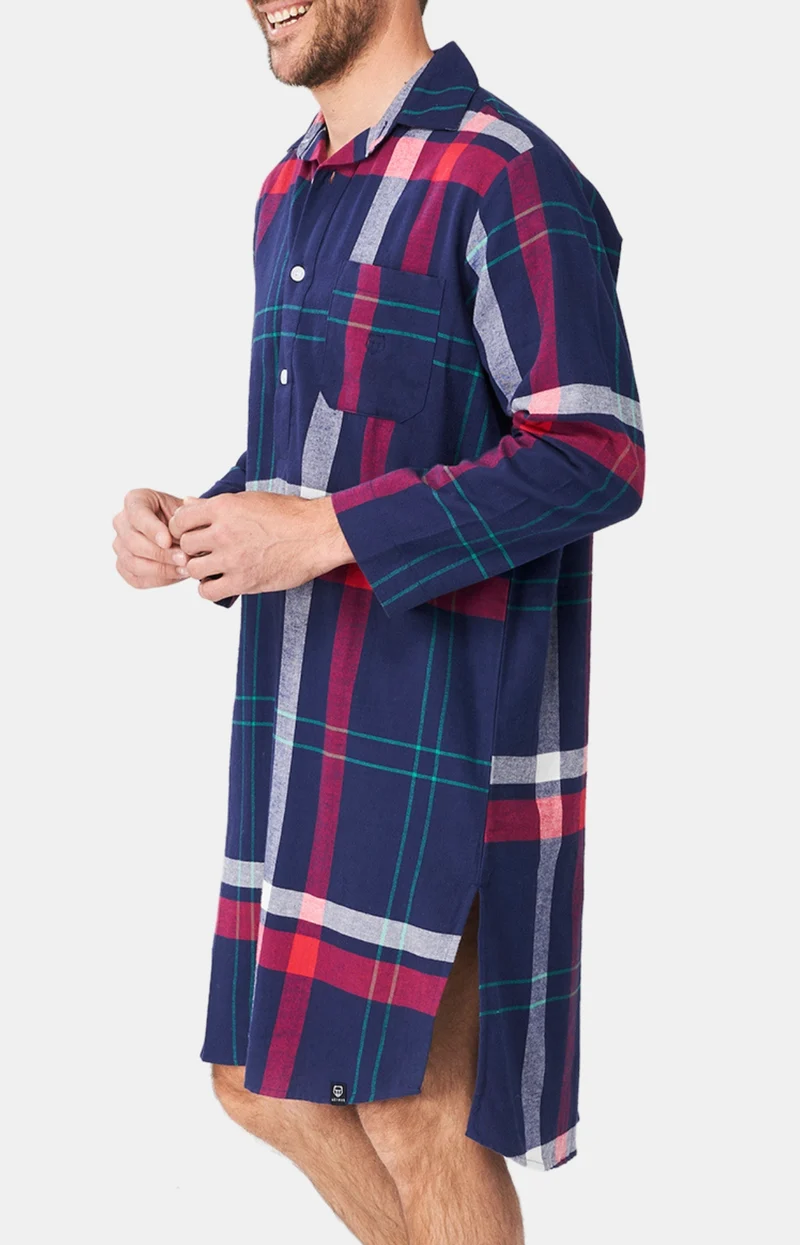 Chemise Grand-Père - Carreaux Hugo