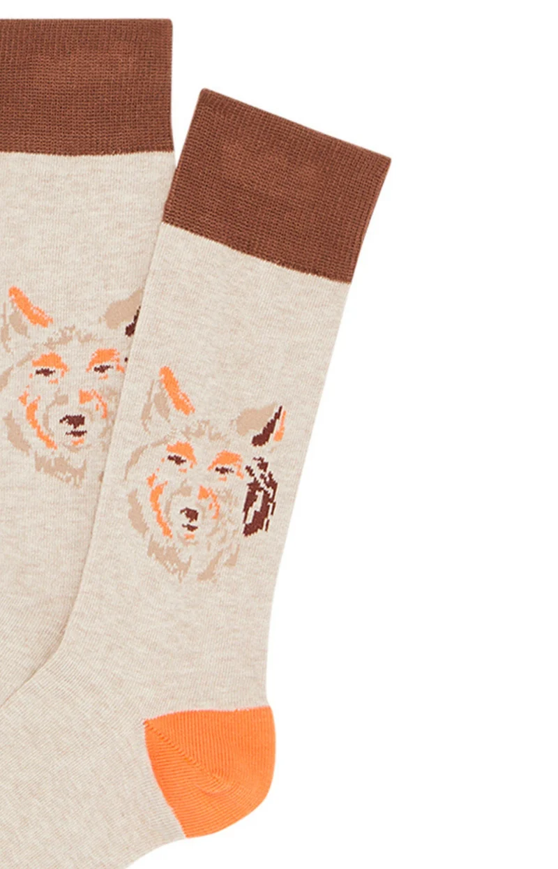 Chaussettes - Jeune loup Beige