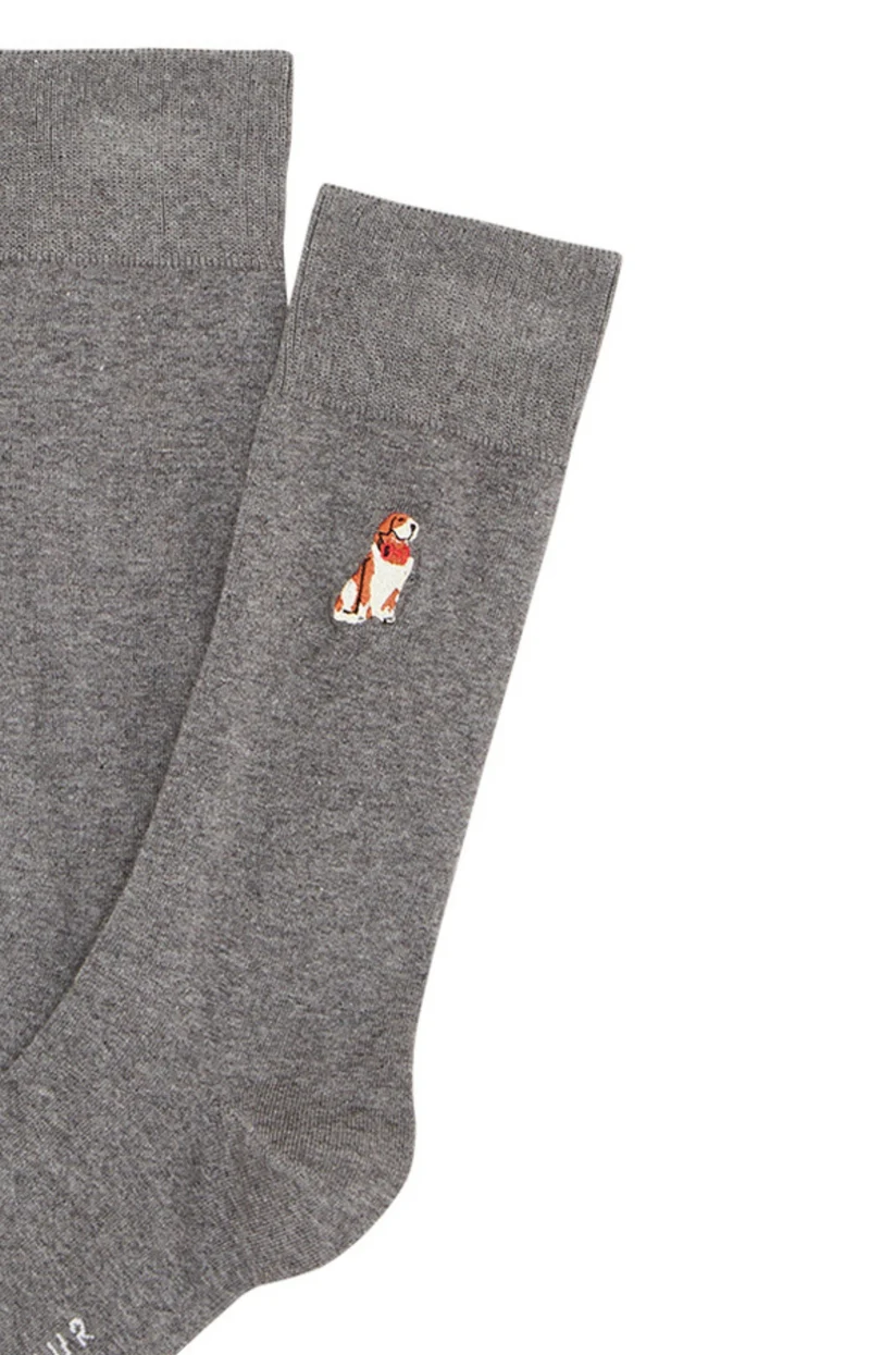 Chaussettes brodées - Wouf