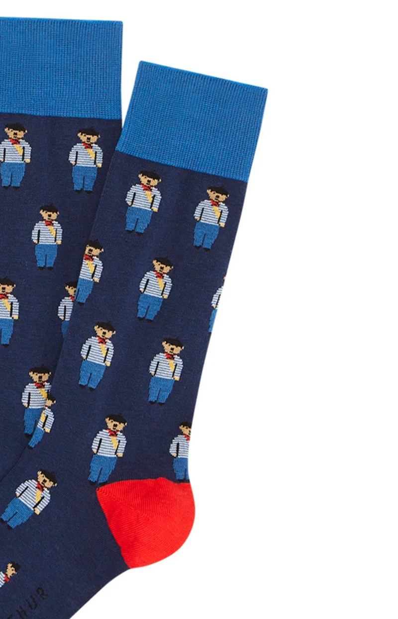 Chaussettes - Teddy in Paris Marine