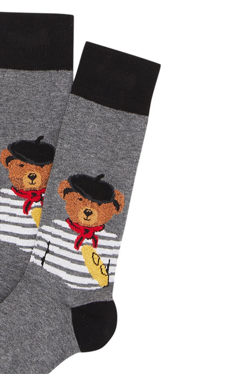 Chaussettes - Teddy in Paris Gris