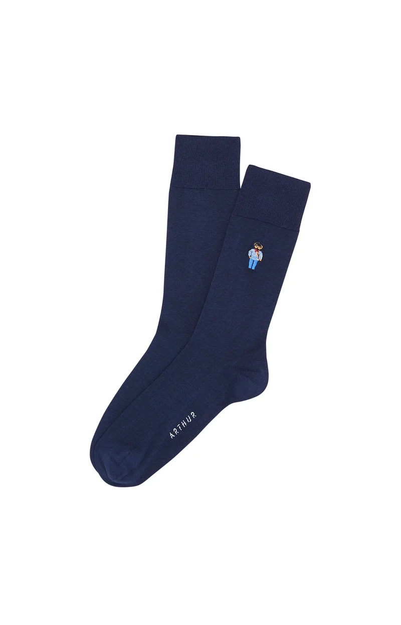 Chaussettes brodées - Teddy In Paris