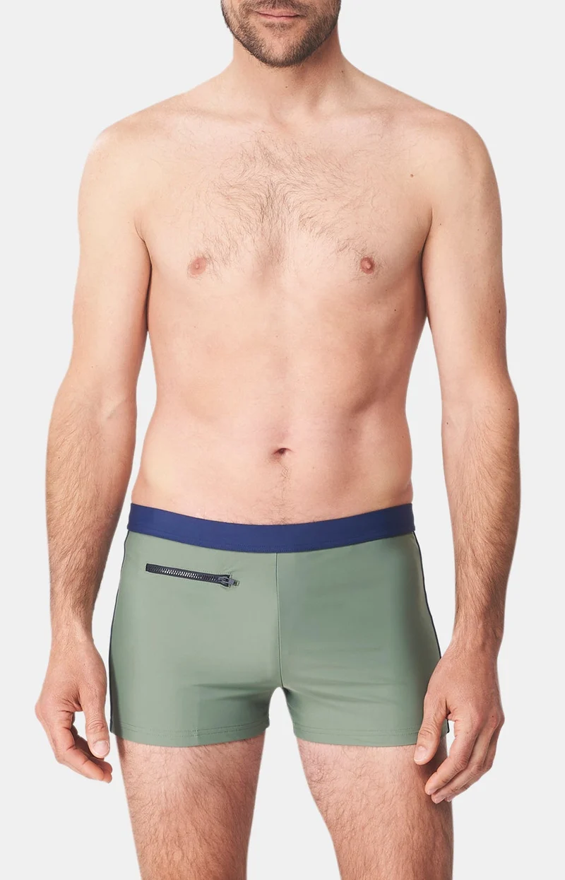 Boxer de bain - Kaki