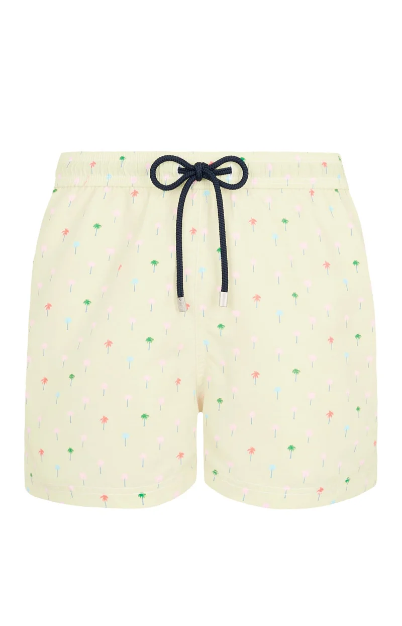 Short de bain - Palmier Jaune