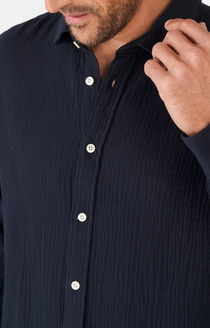 Chemise manches longues - Gaze de coton