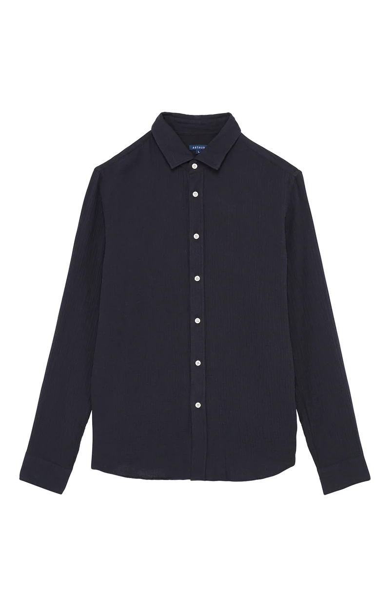 Chemise manches longues - Gaze de coton