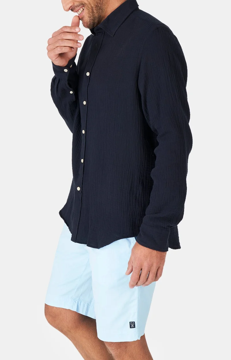 Chemise manches longues - Gaze de coton