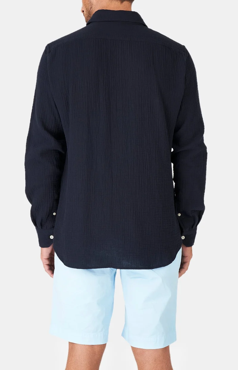 Chemise manches longues - Gaze de coton