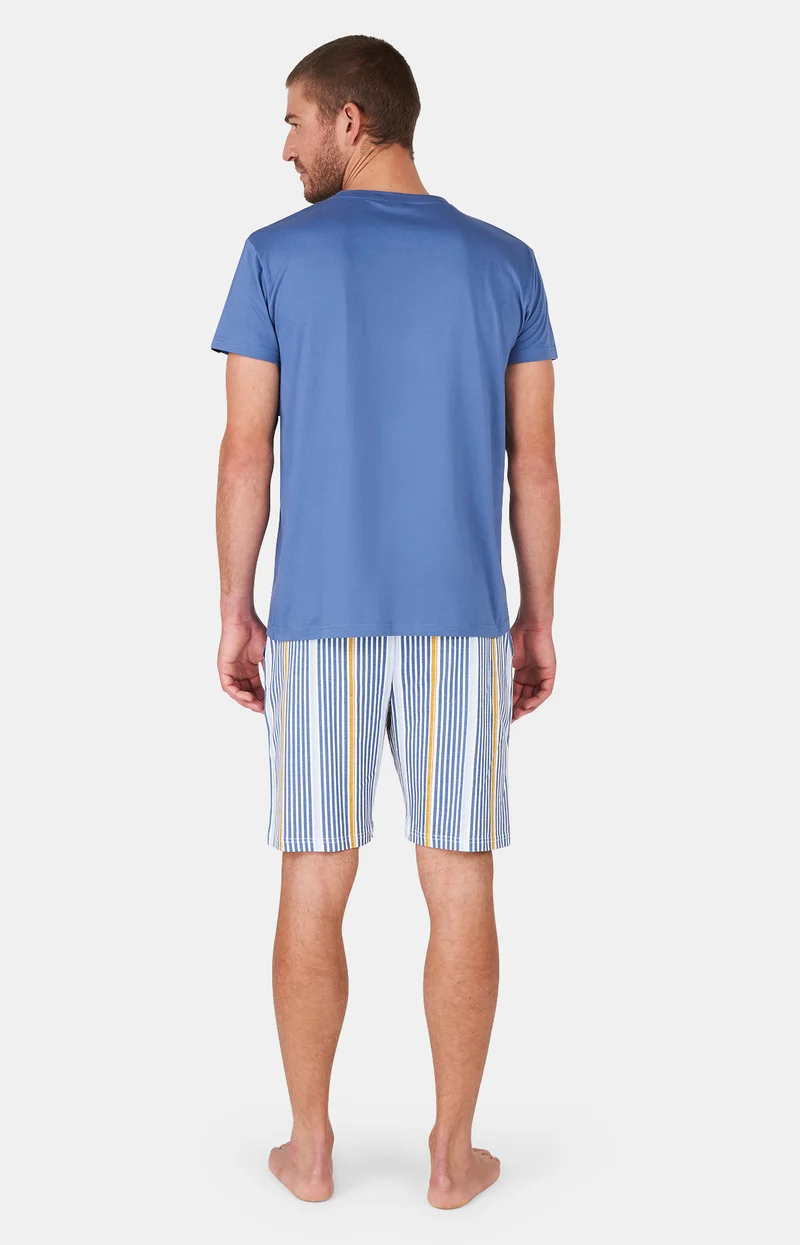 Pyjashort en jersey de coton léger - La Nuit Détend