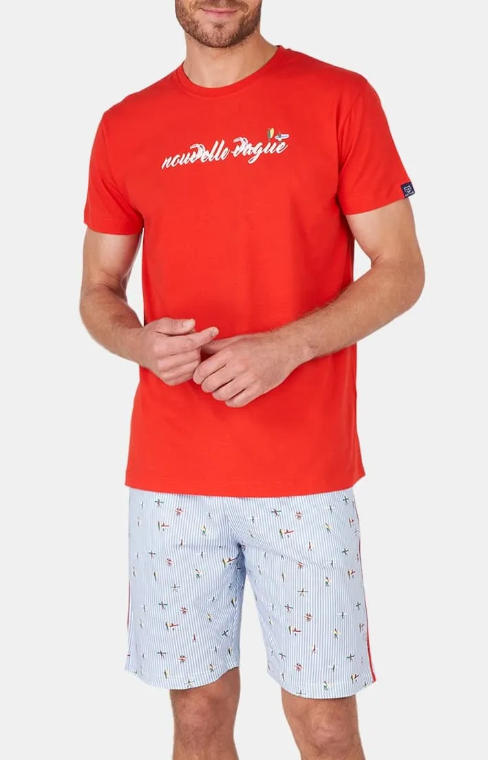 Pyjashort en jersey de coton léger - Nouvelle Vague