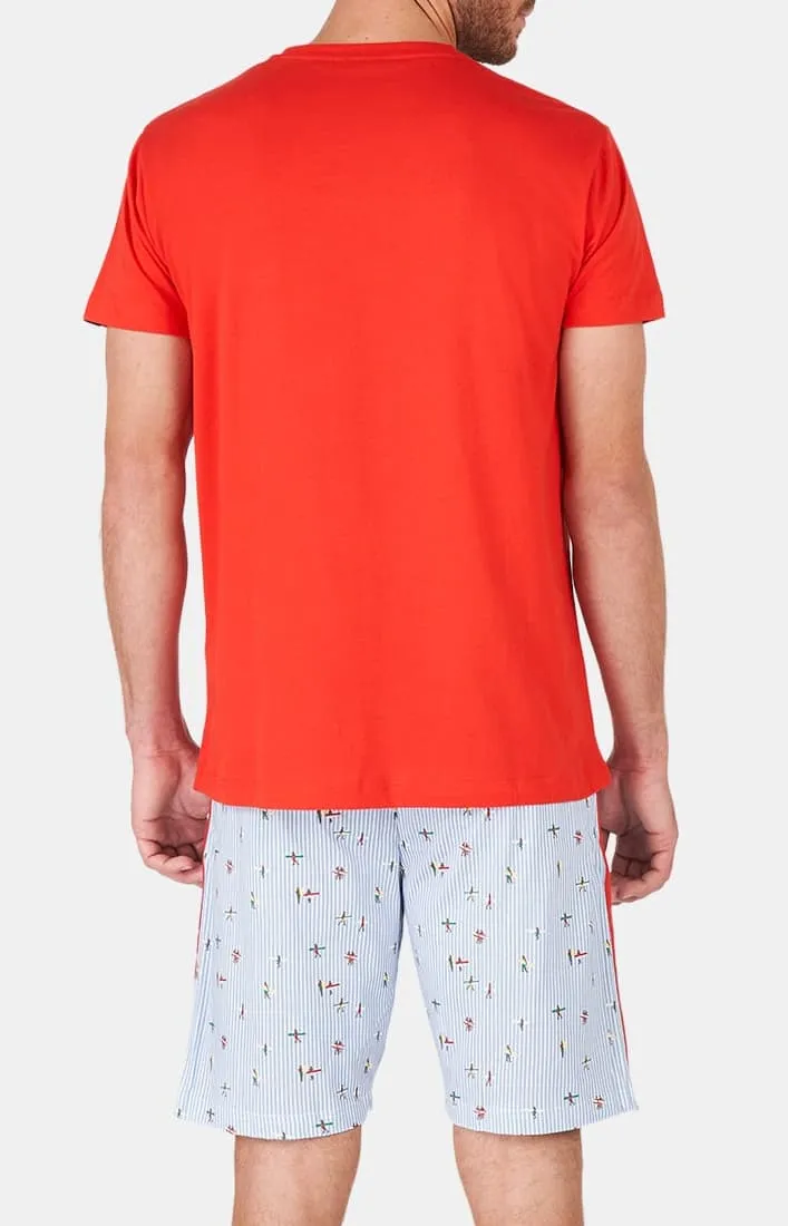 Pyjashort en jersey de coton léger - Nouvelle Vague