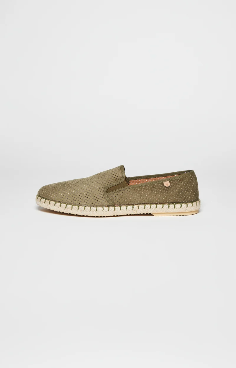 Espadrilles Kaki - Cuir