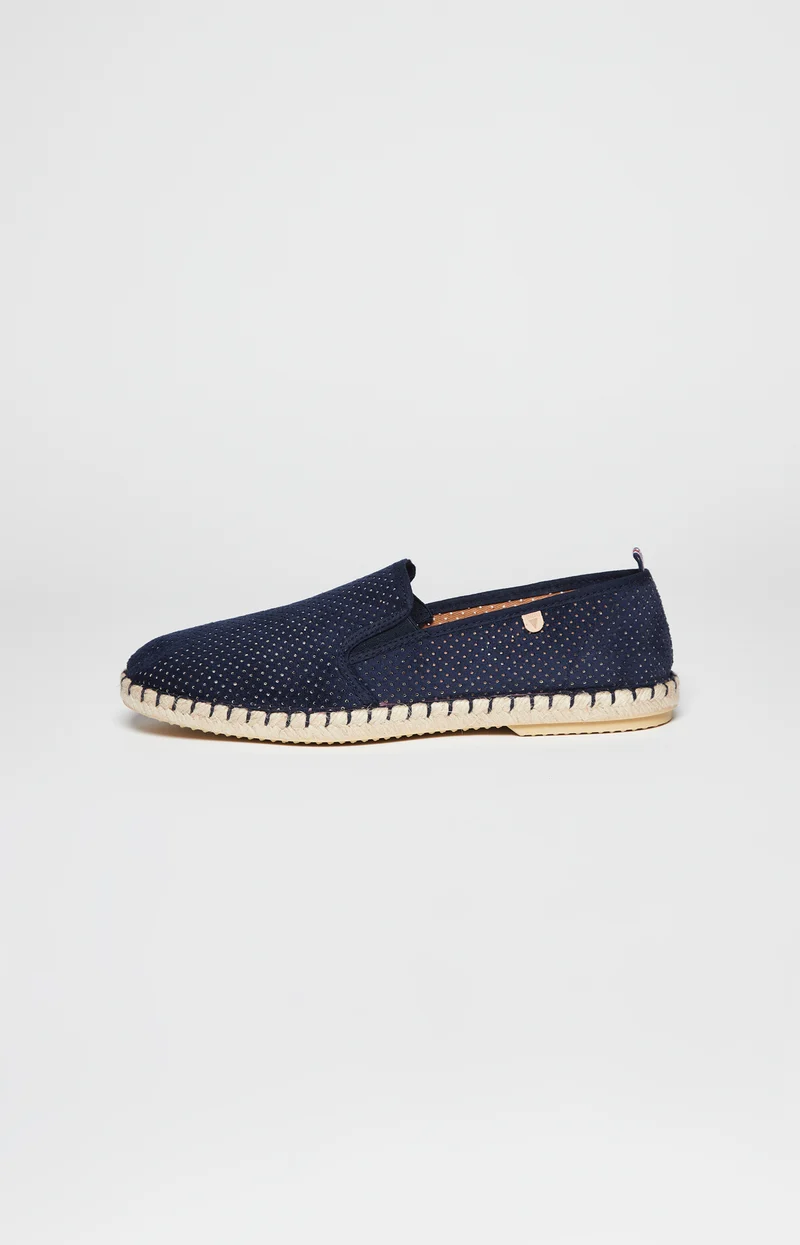 Espadrilles Marine - Cuir