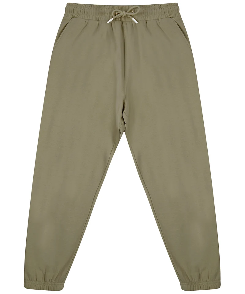 Plain Adult Unisex Sustainable Fashion Cuffed Joggers