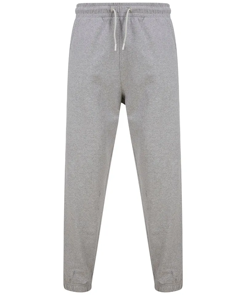 Plain Adult Unisex Sustainable Fashion Cuffed Joggers
