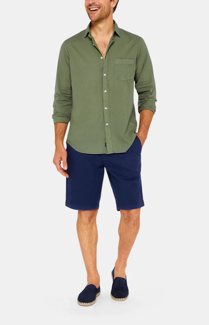 Chemise manches longues - Voile de coton