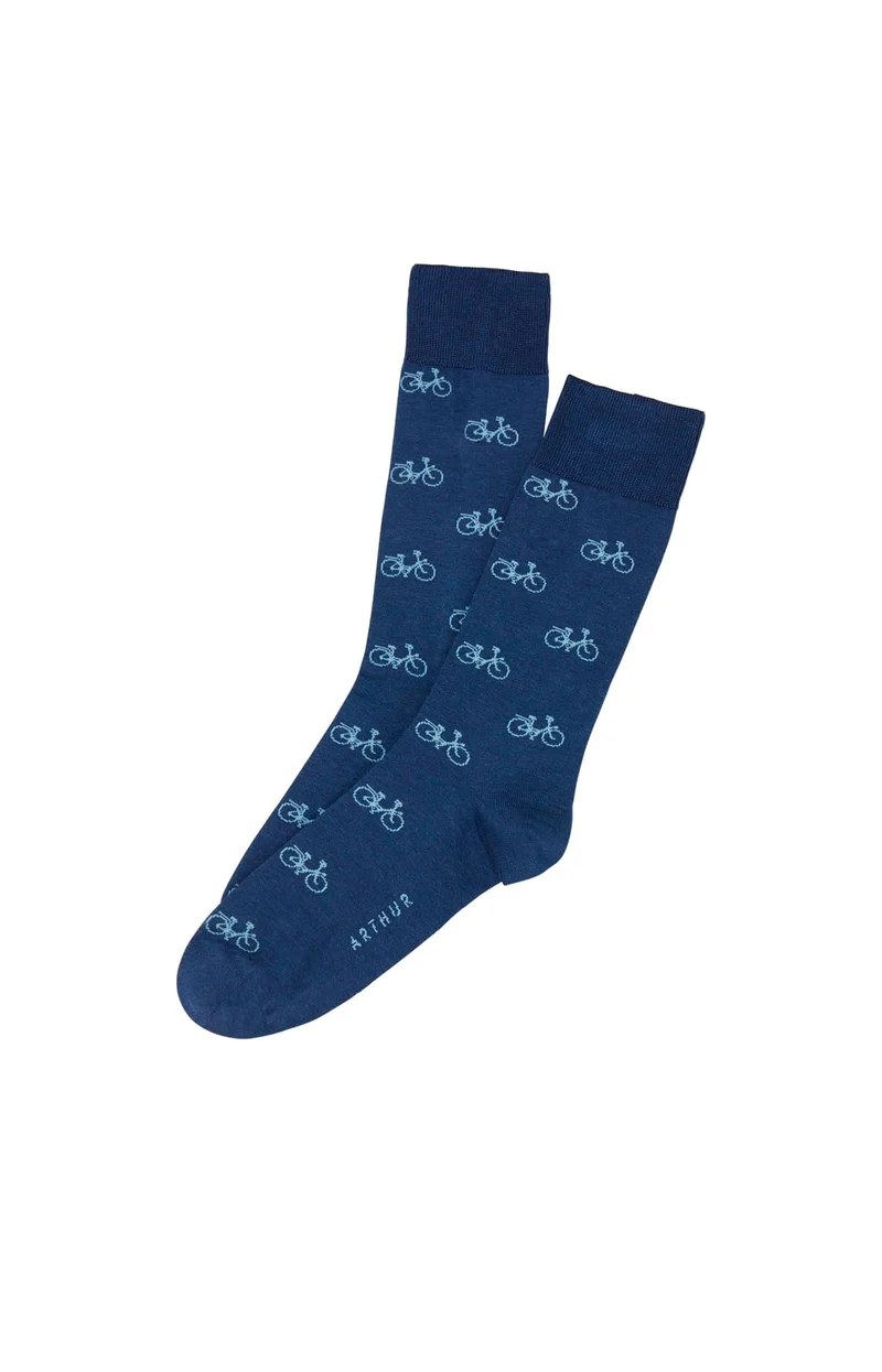 Chaussettes en fil d'écosse - Vélo Marine