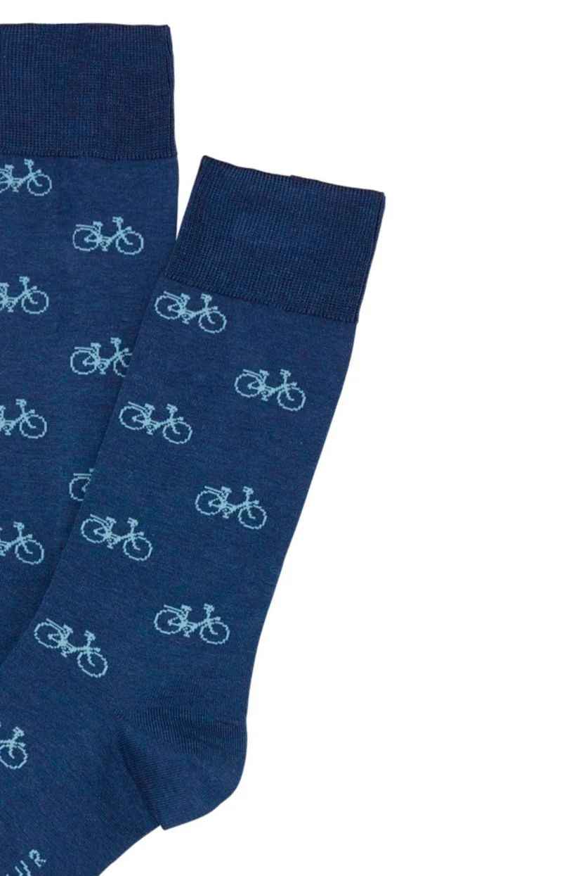 Chaussettes en fil d'écosse - Vélo Marine