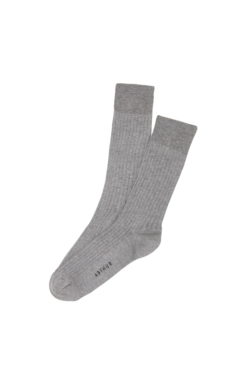 Chaussettes en fil d'écosse - Gris