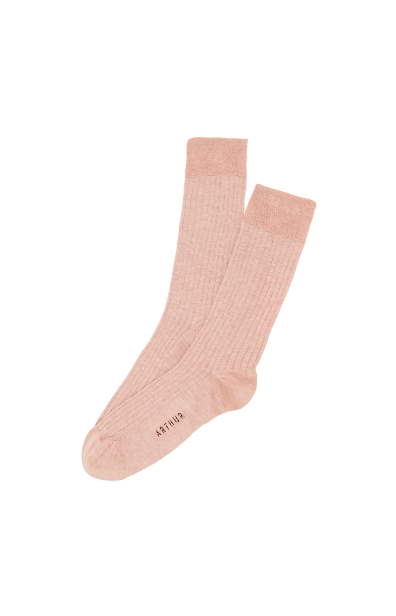 Chaussettes en fil d'écosse - Beige