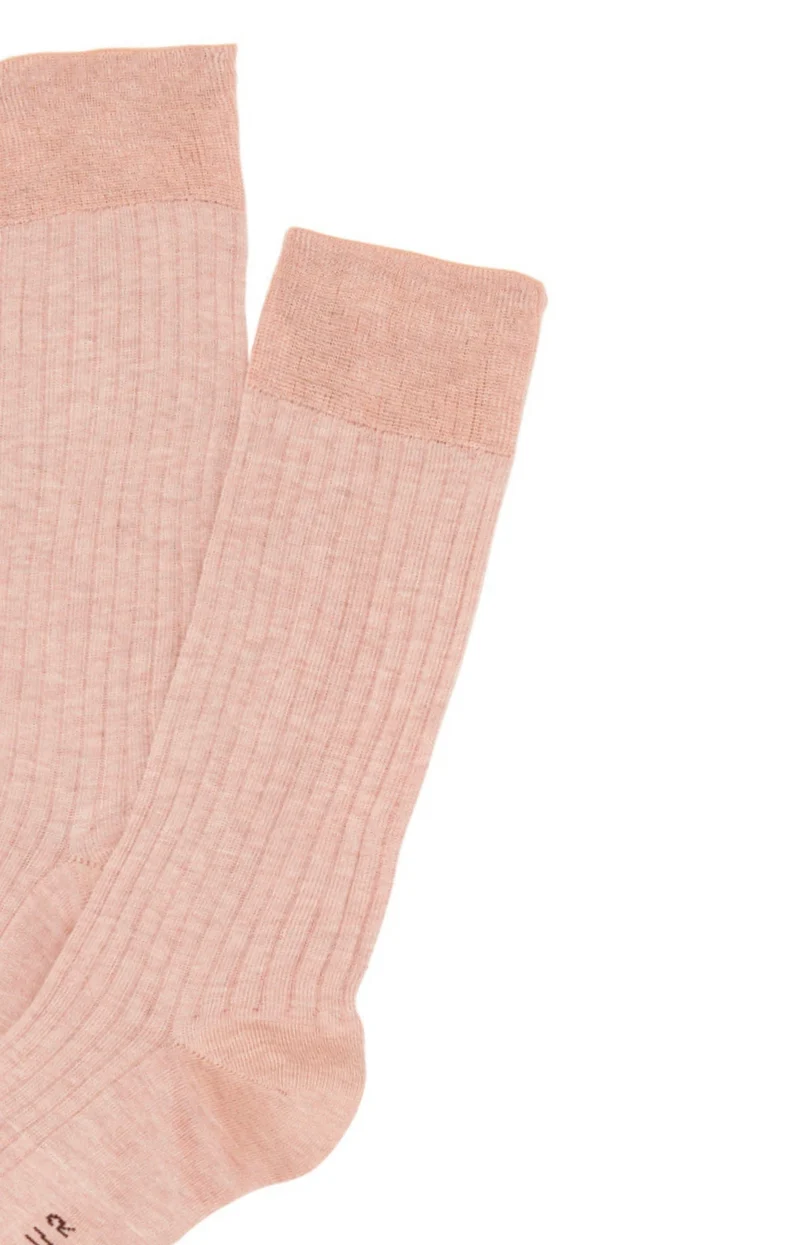 Chaussettes en fil d'écosse - Beige